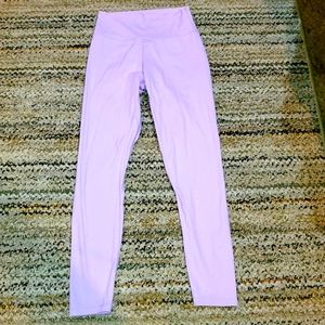 NVGTN Pull On Lilac Purple Yoga Workout  Full Length Excercise Leggings